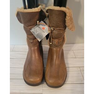 Blondo Women's NWT Waverly Waterproof Brown Leather Boot Size 11